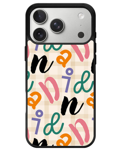 iPhone Avant-Gloss Grip Case - Playful Monogram 3.0