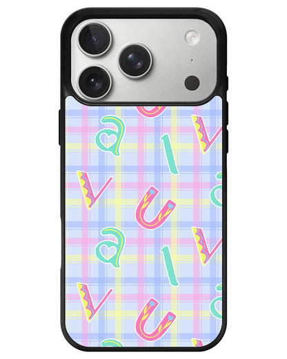 iPhone Avant-Gloss Grip Case - Playful Monogram 6.0