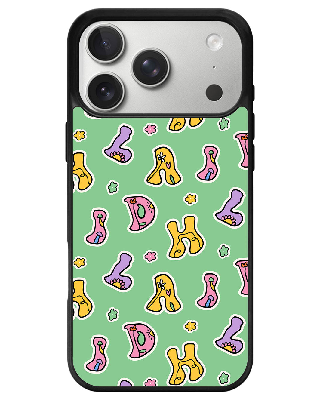 iPhone Avant-Gloss Grip Case - Playful Monogram 7.0