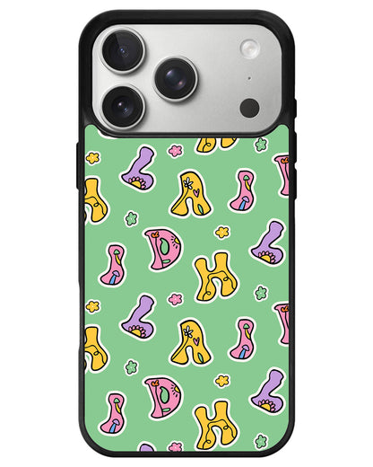 iPhone Avant-Gloss Grip Case - Playful Monogram 7.0