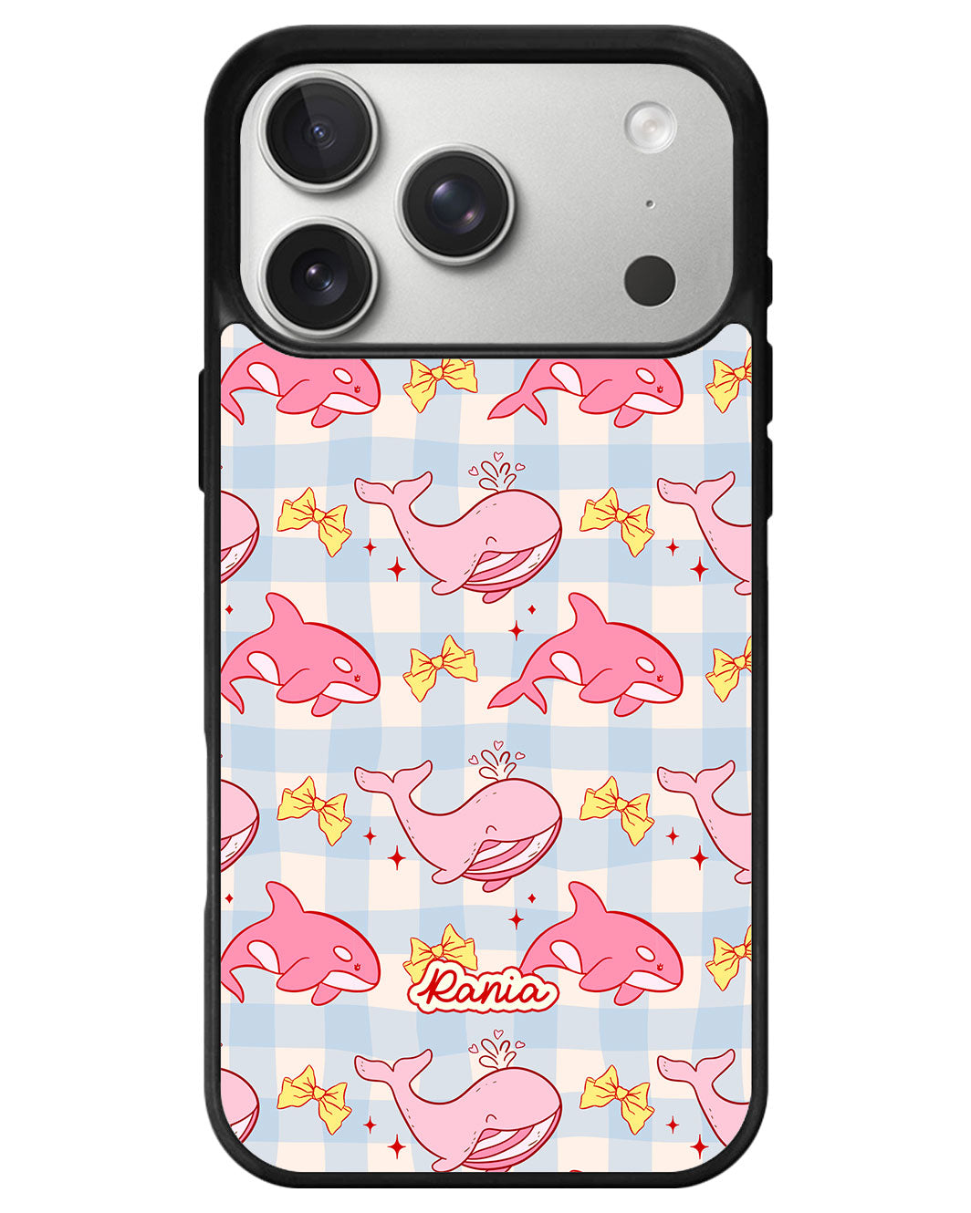 iPhone Avant-Gloss Grip Case - Whales Bow