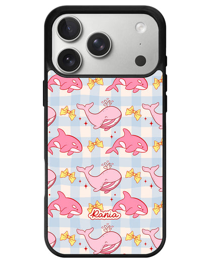 iPhone Avant-Gloss Grip Case - Whales Bow