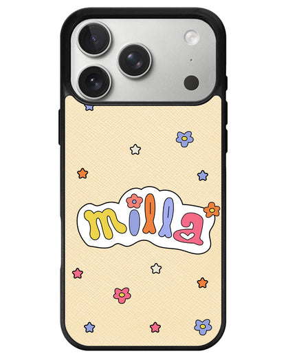 iPhone Leather Grip - Adorable Monogram 5.0