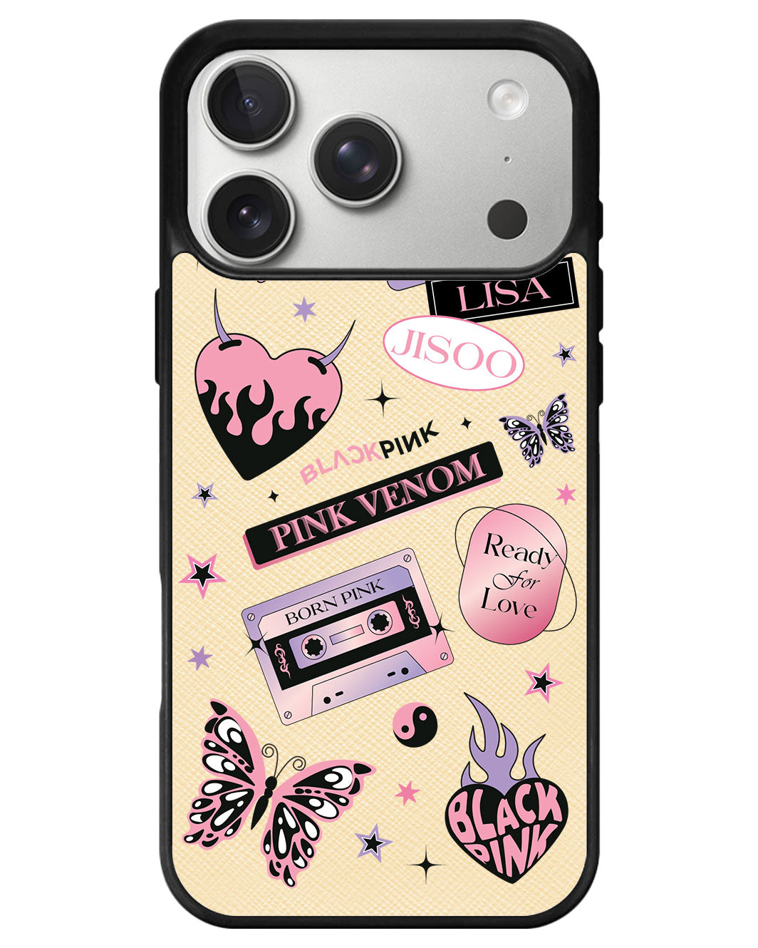 iPhone Leather Grip - Blackpink Born Pink