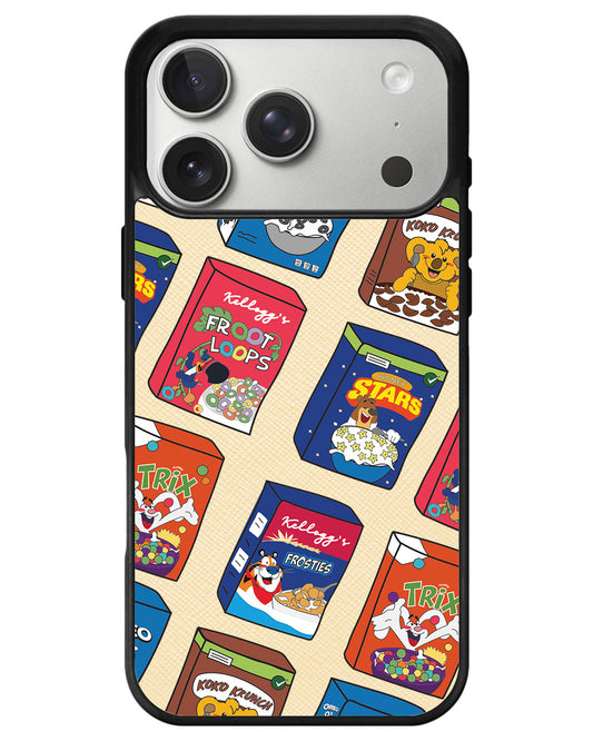 iPhone Leather Grip - Cereal Boxes 2.0