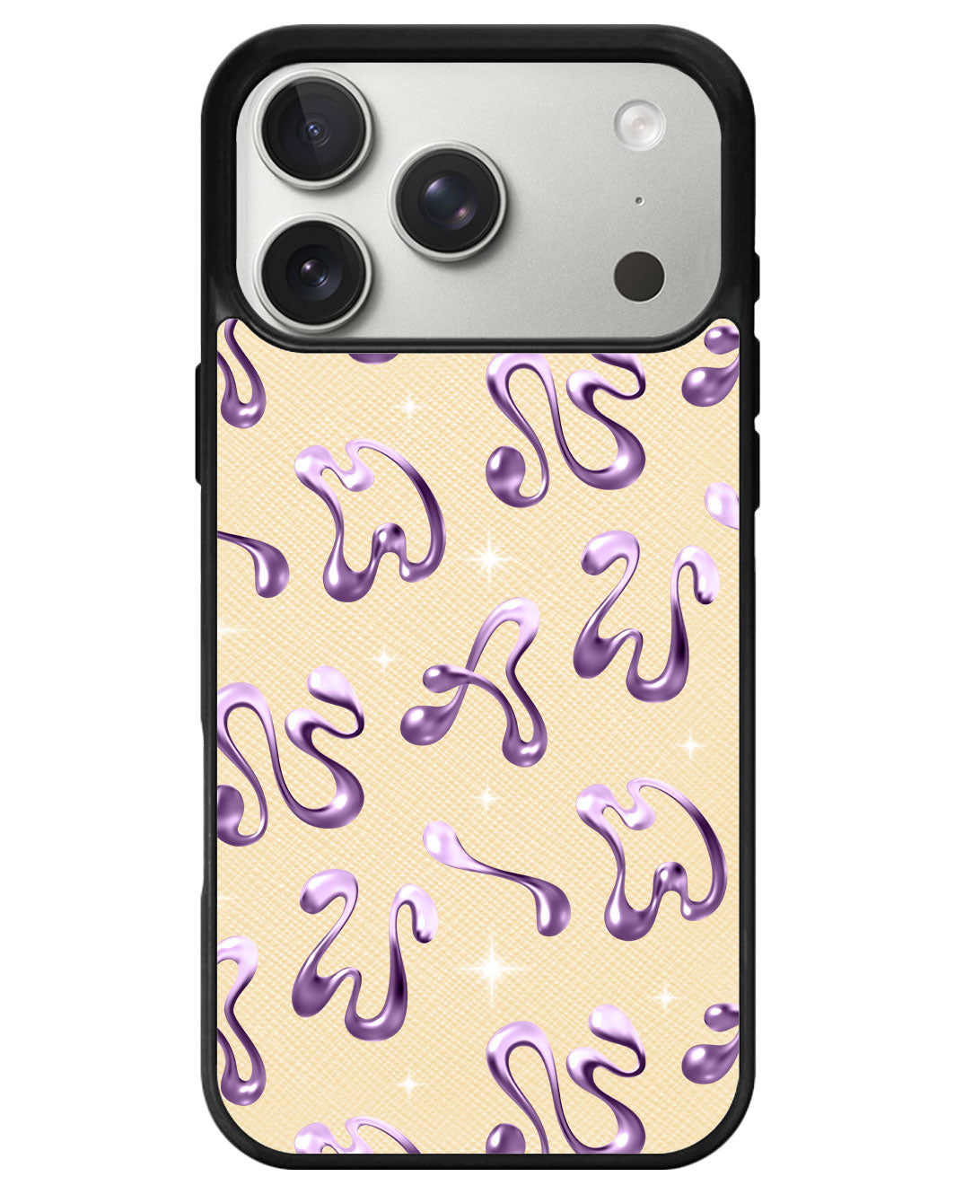 iPhone Leather Grip - Chrome Monogram 4.0