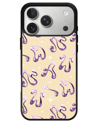 iPhone Leather Grip - Chrome Monogram 4.0