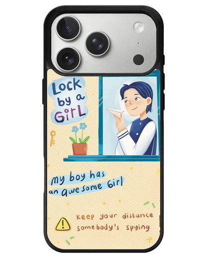 iPhone Leather Grip - Crush Boy (Couple Case)