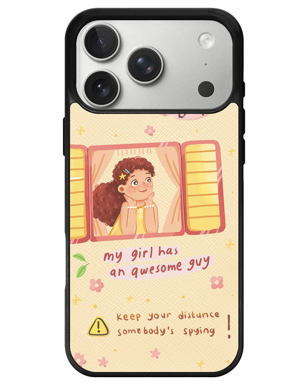 iPhone Leather Grip - Crush Girl (Couple Case)
