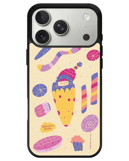 iPhone Leather Grip - Dessert Doodle