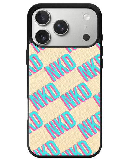 iPhone Leather Grip - Diagonal Initial Monogram 4.0