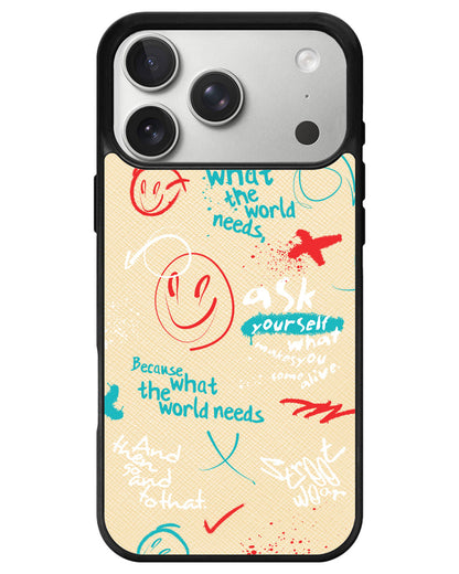 iPhone Leather Grip - Graffiti 2.0