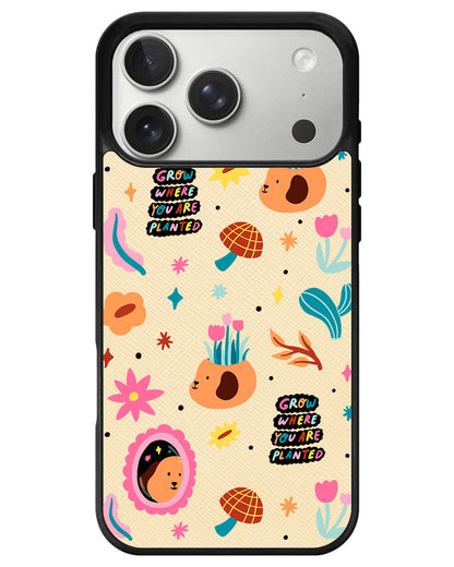 iPhone Leather Grip - Grow and Bloom