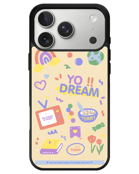 iPhone Leather Grip - Hello Future