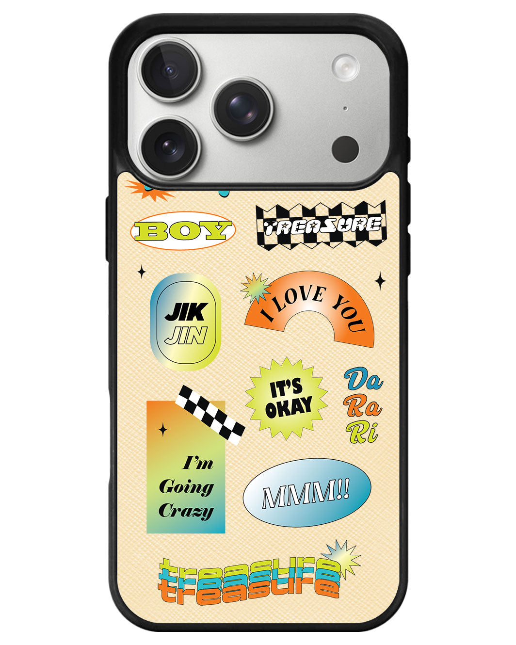 iPhone Leather Grip - Helllo Treasure