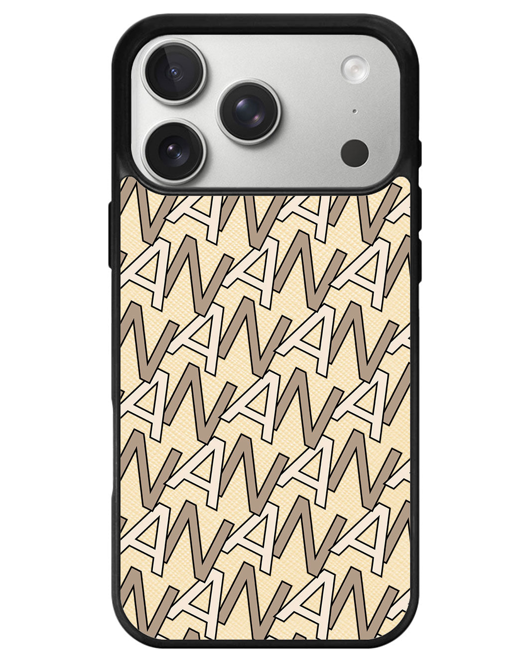 iPhone Leather Grip - Initial Monogram 4.0