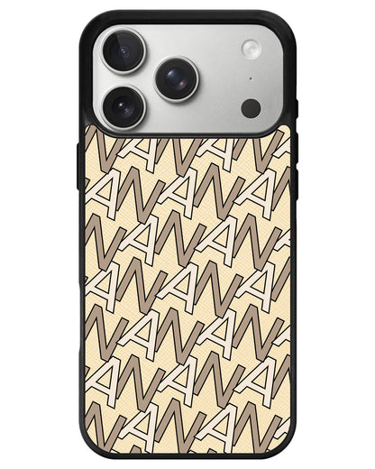 iPhone Leather Grip - Initial Monogram 4.0