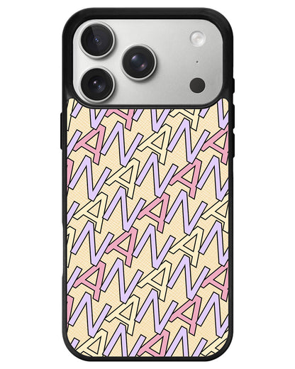 iPhone Leather Grip - Initial Monogram 5.0