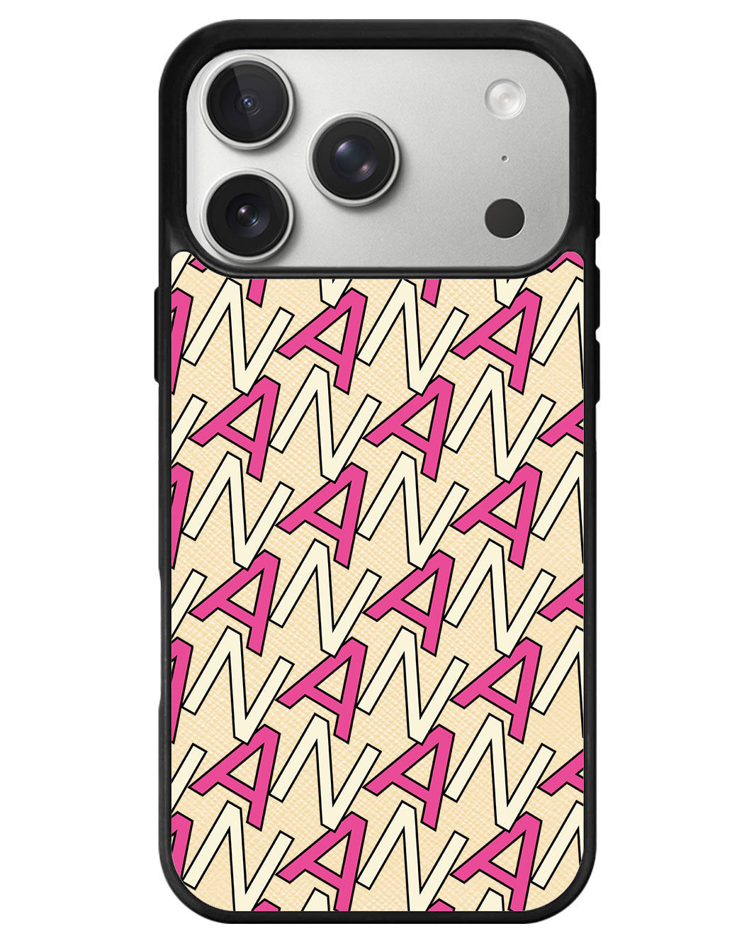 iPhone Leather Grip - Initial Monogram 6.0