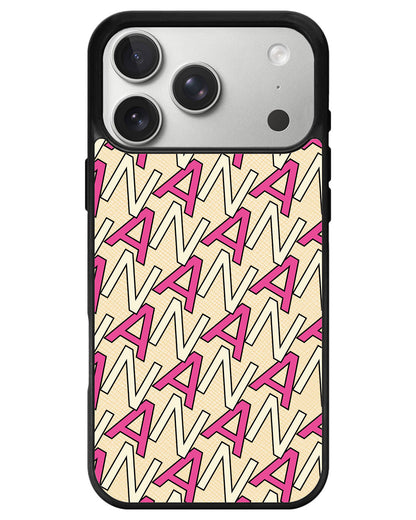 iPhone Leather Grip - Initial Monogram 6.0