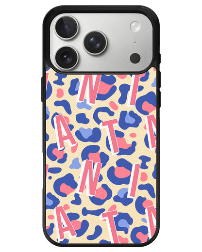 iPhone Leather Grip - Leopard Monogram 1.0