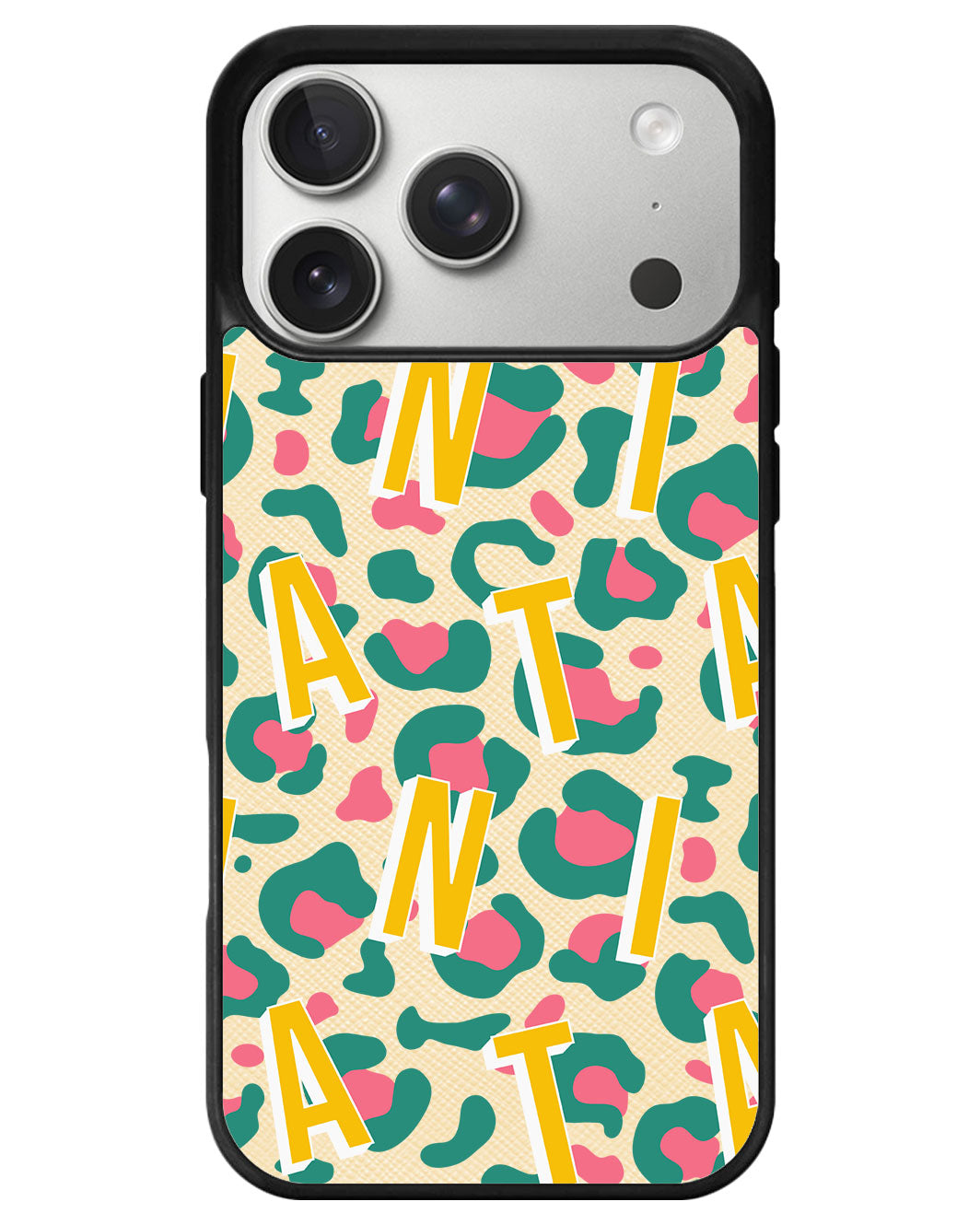 iPhone Leather Grip - Leopard Monogram 4.0