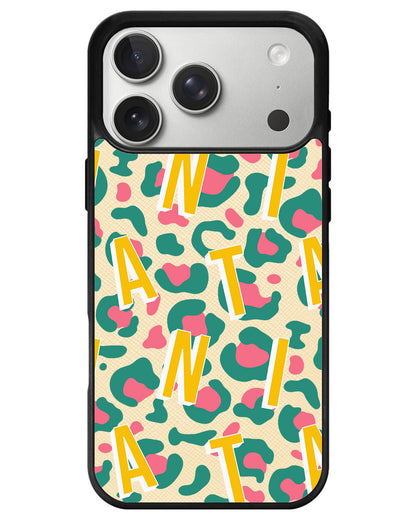 iPhone Leather Grip - Leopard Monogram 4.0