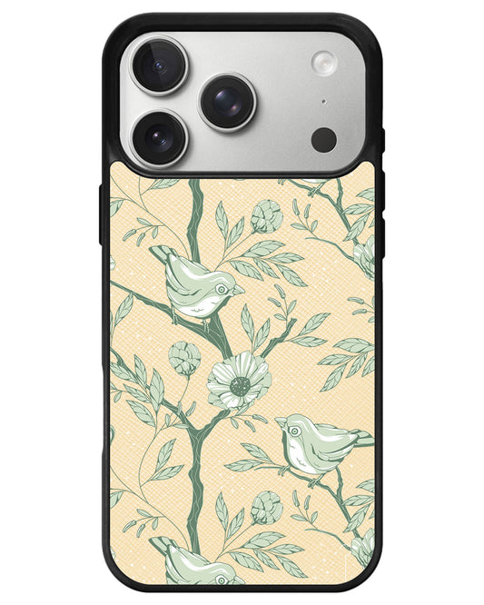 iPhone Leather Grip - Lovebird Monochrome 4.0