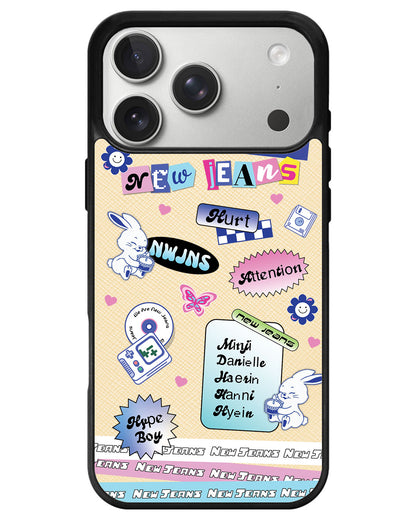 iPhone Leather Grip - New Jeans Sticker