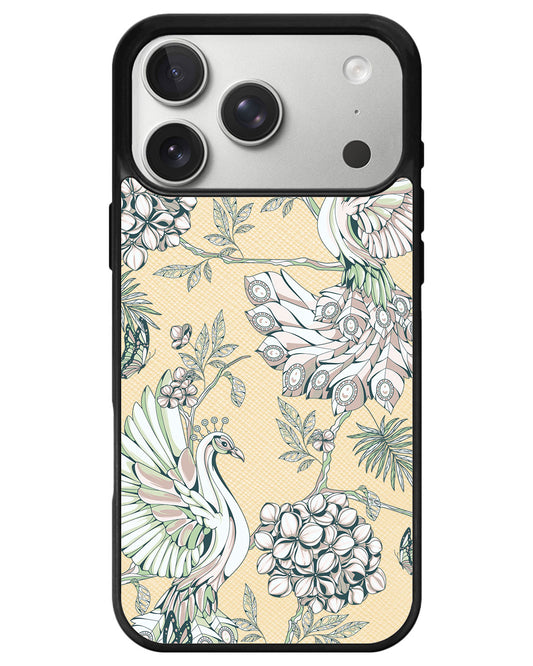 iPhone Leather Grip - Peacock 4.0
