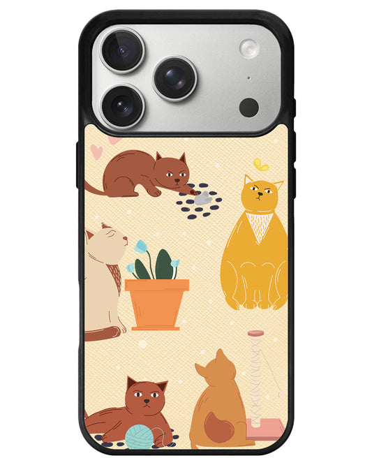 iPhone Leather Grip - Playful Cat 1.0