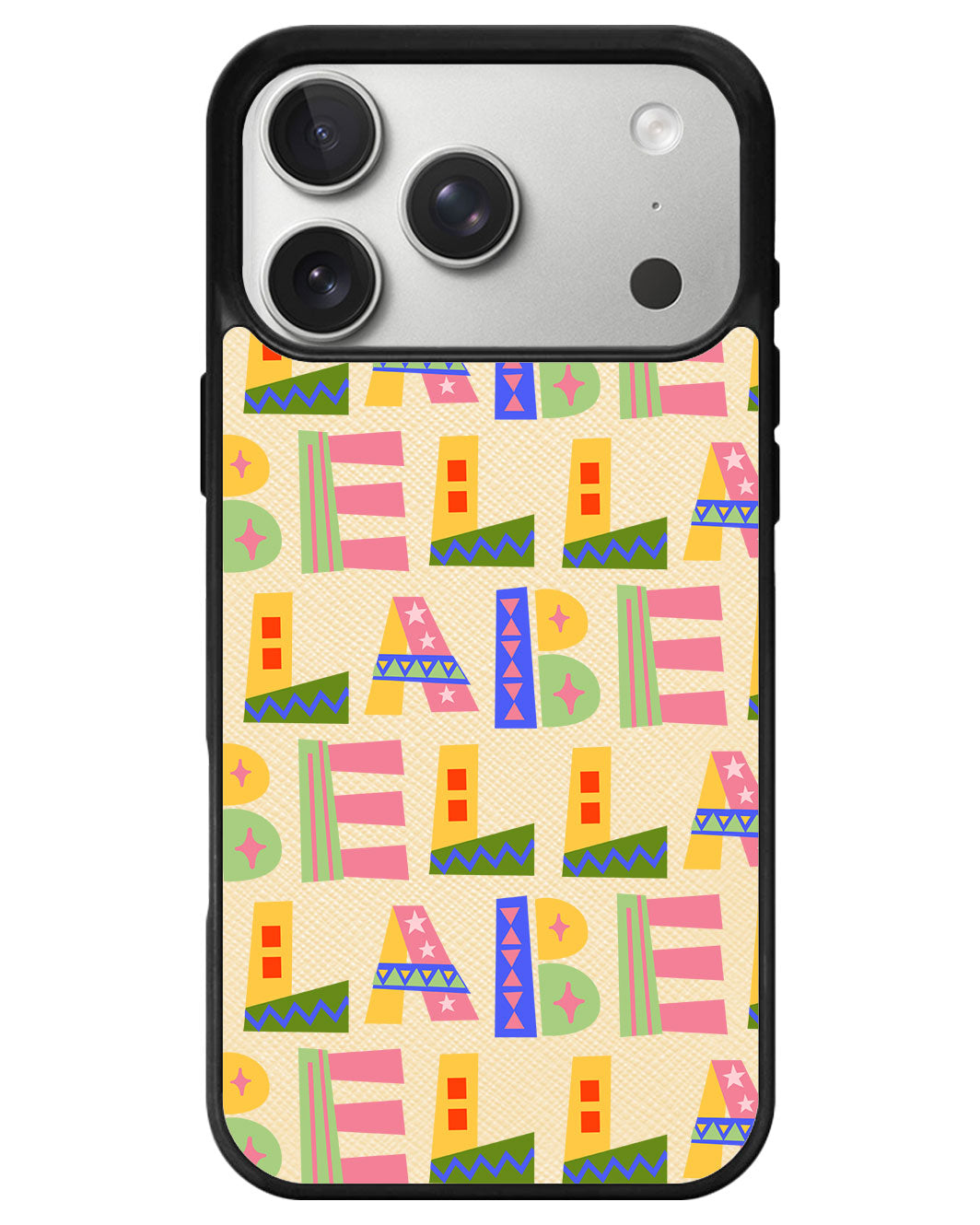 iPhone Leather Grip - Playful Monogram 5.0