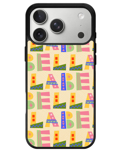 iPhone Leather Grip - Playful Monogram 5.0