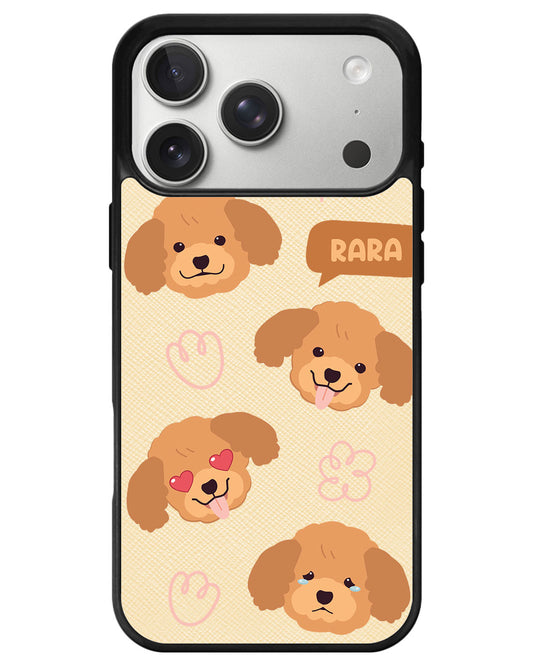 iPhone Leather Grip - Poodle Squad 3.0