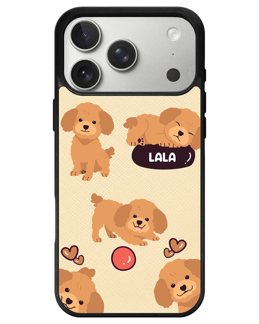 iPhone Leather Grip - Poodle Squad 1.0