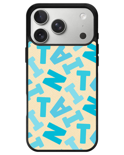 iPhone Leather Grip - Scattered Monogram 5.0