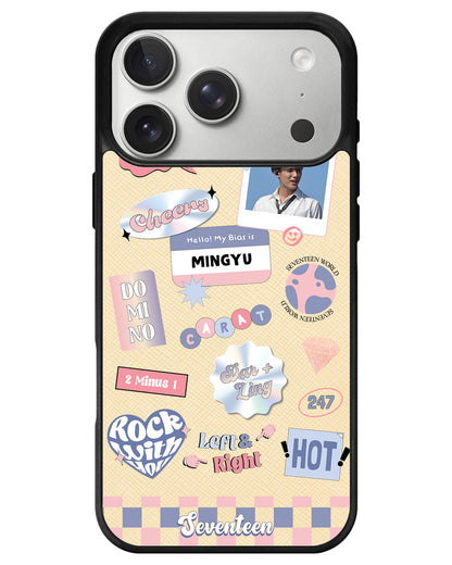 iPhone Leather Grip - Seventeen World