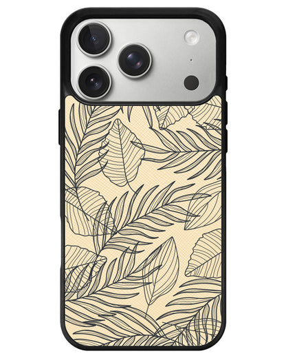 iPhone Leather Grip - Sketchy Tropical 2.0
