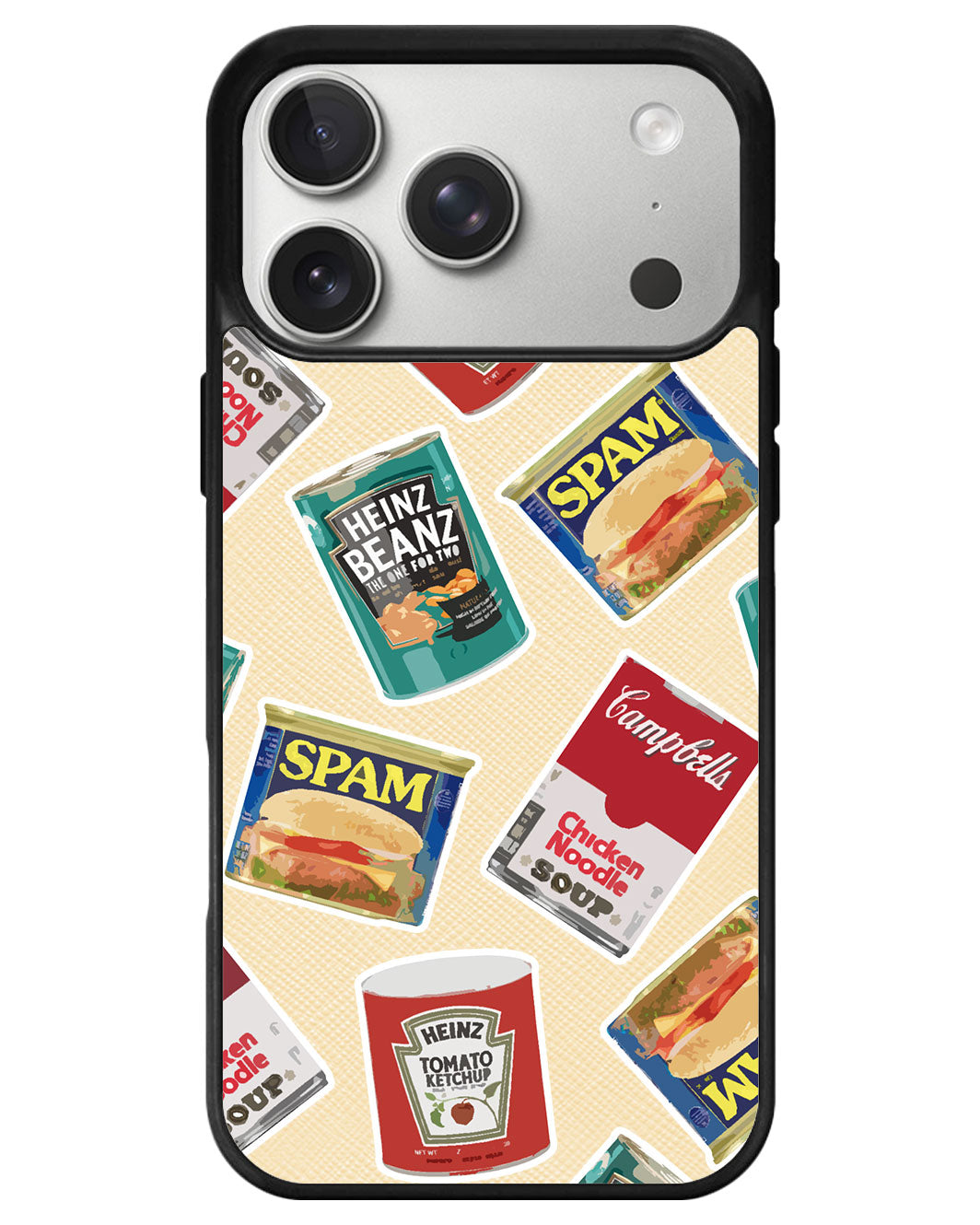 iPhone Leather Grip - Tinned Food