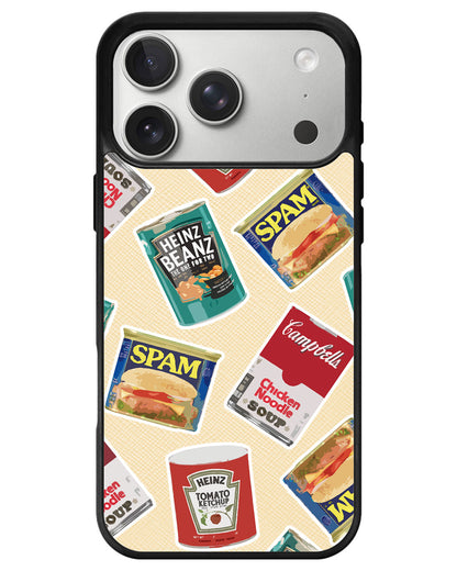 iPhone Leather Grip - Tinned Food