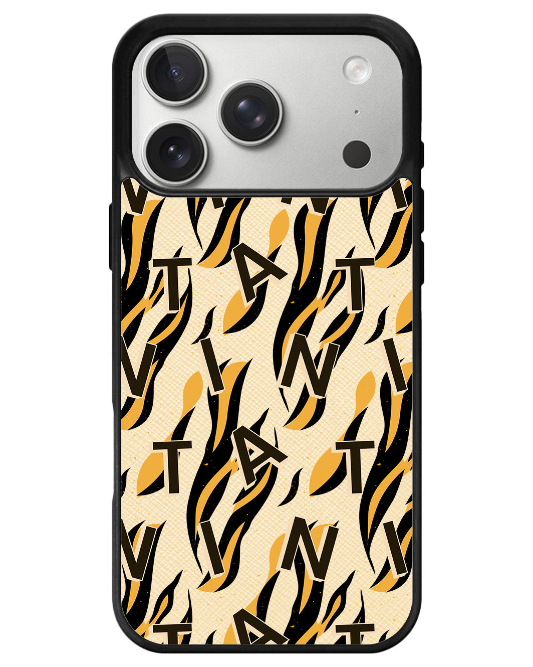 iPhone Leather Grip - Tiger Monogram 1.0
