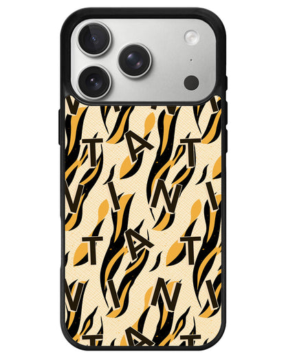 iPhone Leather Grip - Tiger Monogram 1.0