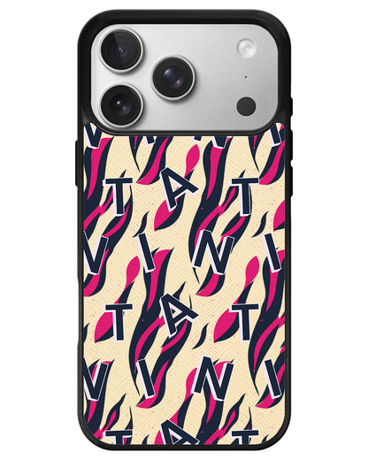 iPhone Leather Grip - Tiger Monogram 2.0