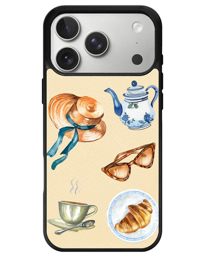 iPhone Leather Grip - Afternoon Tea