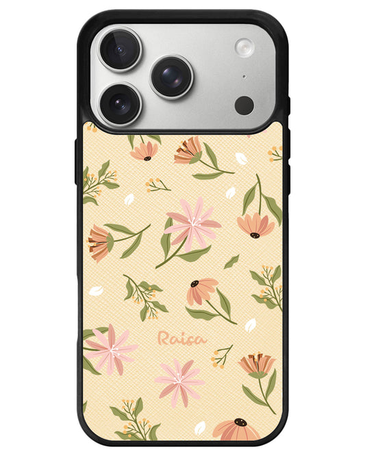 iPhone Leather Grip - Cosmos Flower
