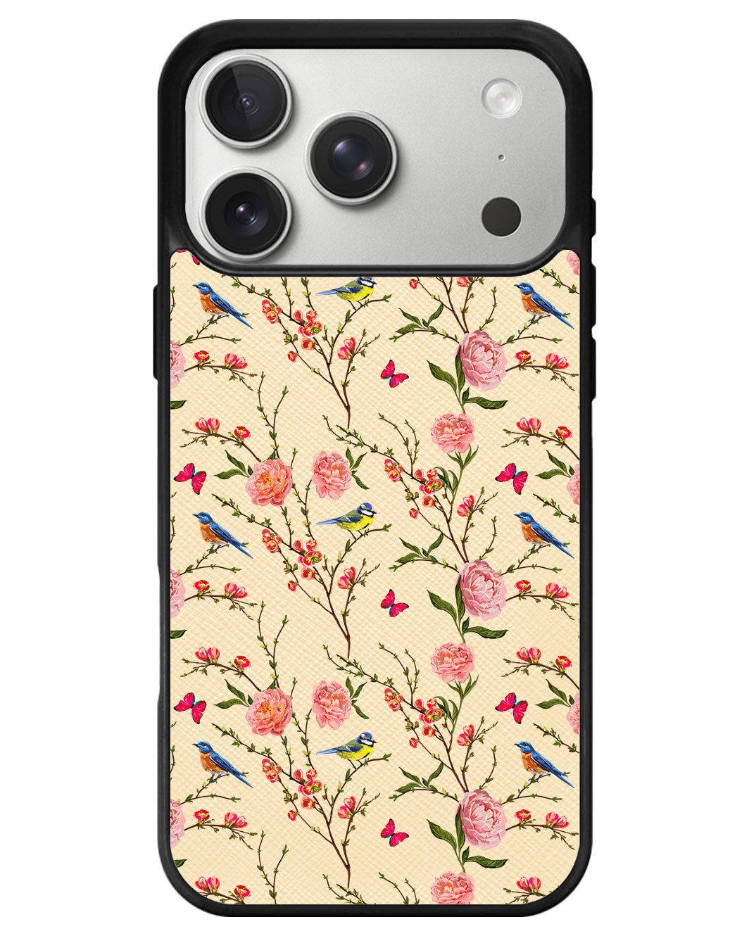 iPhone Leather Grip - Flora Gardenia