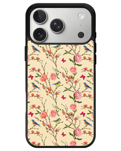 iPhone Leather Grip - Flora Gardenia