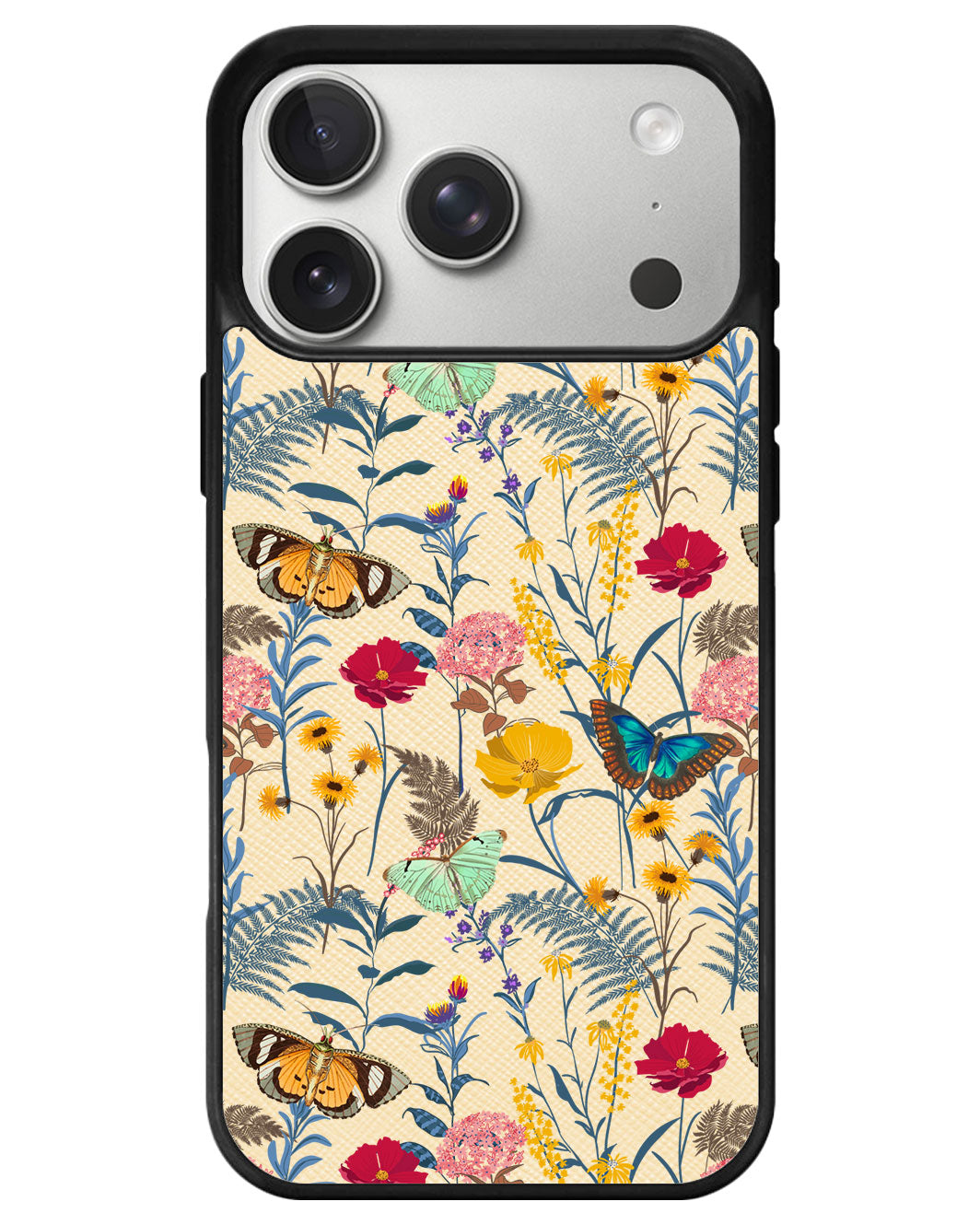 iPhone Leather Grip - Flora Magnolia