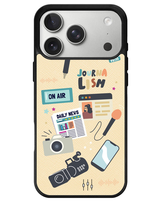 iPhone Leather Grip - Journalist
