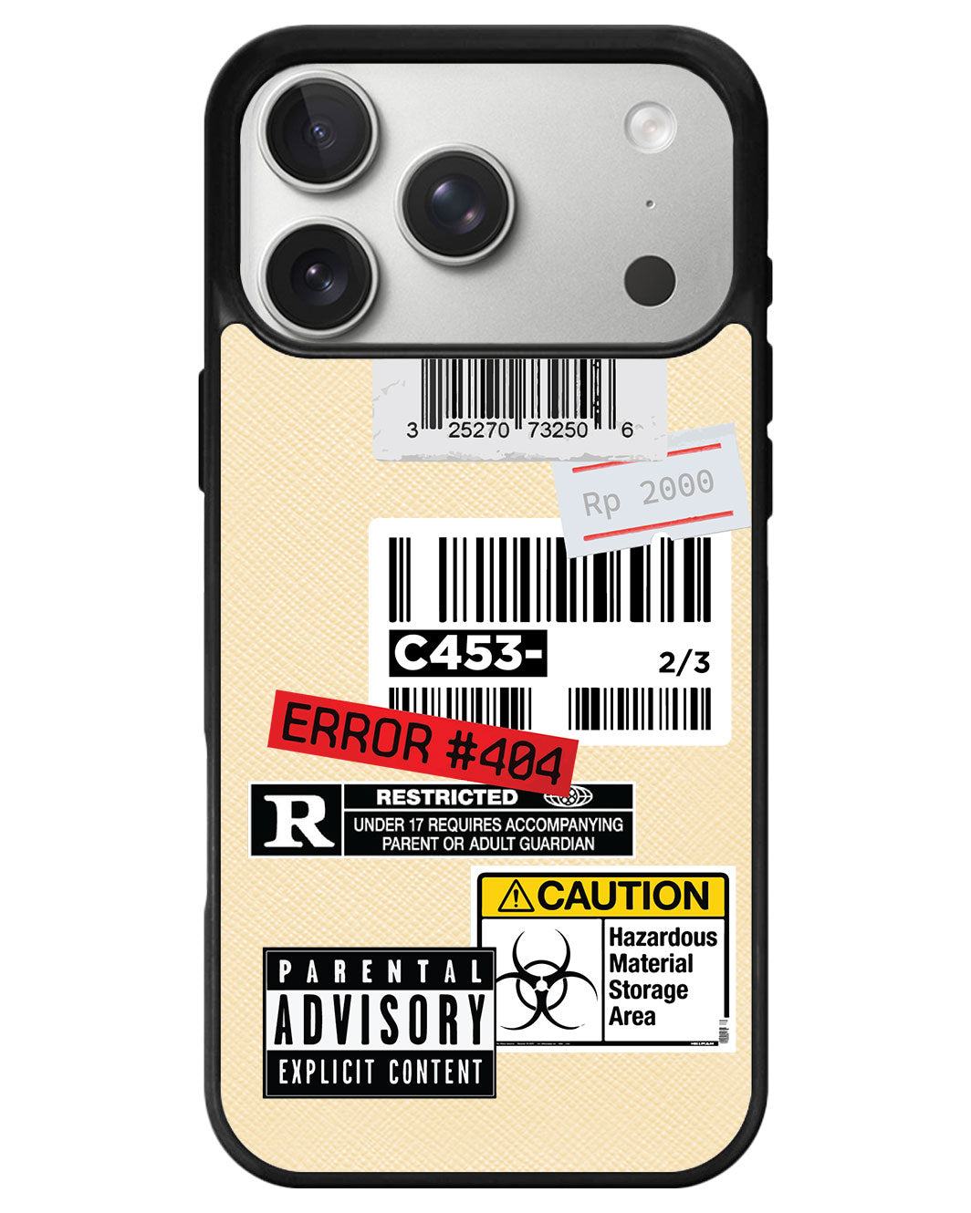 iPhone Leather Grip - Label Sticker Pack